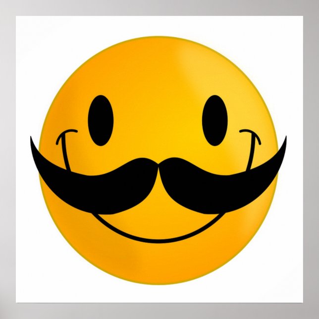MUSTACHE POSTER (Vorne)