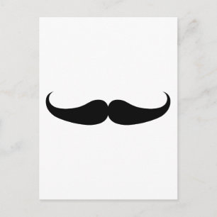 Mustache Postkarte