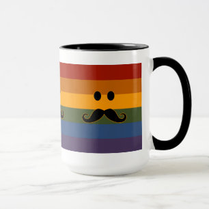 Mustache Pride tasse personnalisée - choisir le st