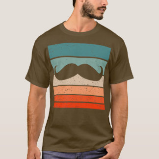 Mustache Retro Style Vintag 24 T-Shirt
