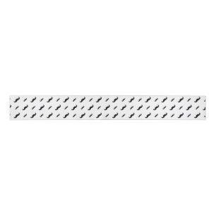 Mustache Ribbon Ripsband