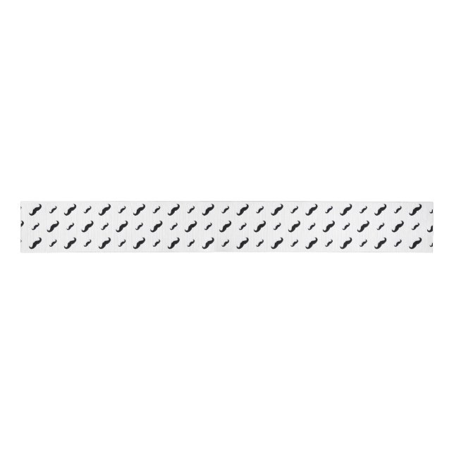 Mustache Ribbon Ripsband (Vorderseite)