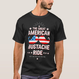 Mustache Rides Presents T-Shirt