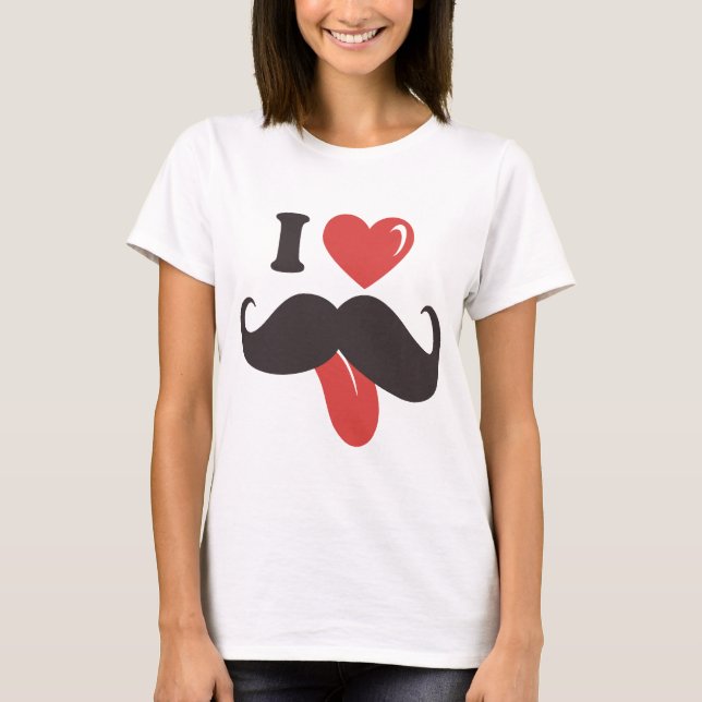 Mustache-Sammlung T-Shirt (Vorderseite)
