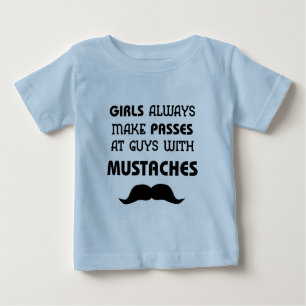 Mustache Säugling T - Shirt