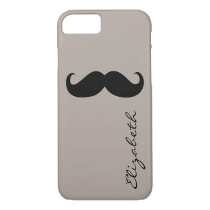 Mustache Schlicht Tan Background Case-Mate iPhone Hülle
