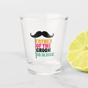 Mustache Shot Glass für den legendären Groom-Vater Schnapsglas