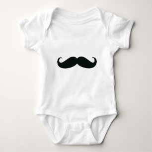 Mustache Stache Baby Strampler