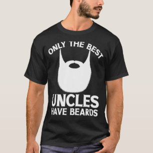 Mustache Stache Gesichtshaar nur die besten Onkel T-Shirt