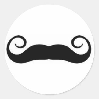 Mustache Sticker