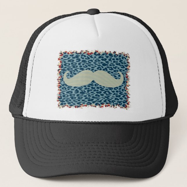 Mustache Truckerkappe (Vorderseite)