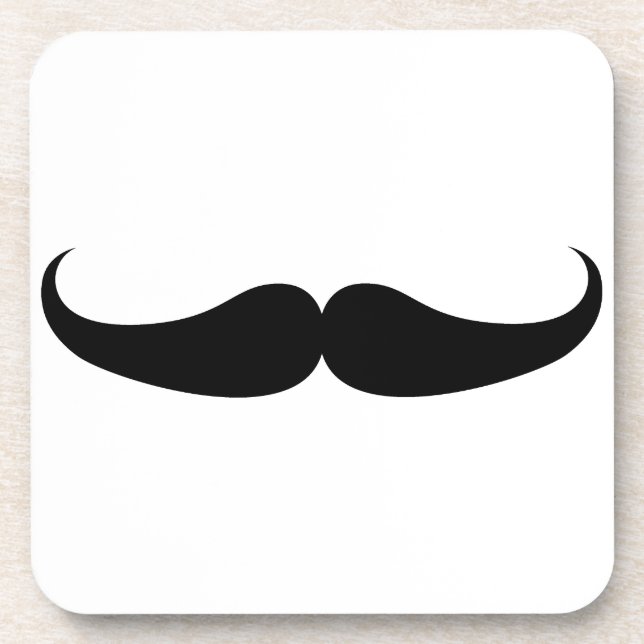 Mustache Untersetzer (Vorderseite)
