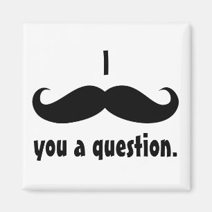 Mustache verkleidet lustiges Schnurrbart Gesichtsh Magnet
