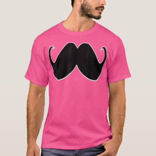 Mustache Vintage Beard Funny Halloween Joke Gifts T-Shirt