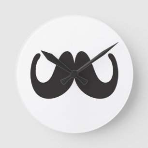 Mustache Wall Uhr