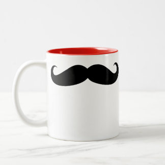 Mustache Wedding Coffee Beverage Tasse