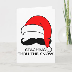 Mustache Weihnachten - Den Schnee ersticken