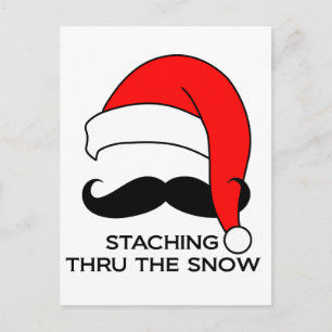Mustache Weihnachten - Den Schnee ersticken