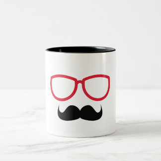 Mustache Zweifarbige Tasse