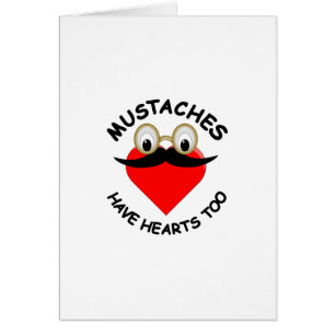 Mustaches haben auch Herz