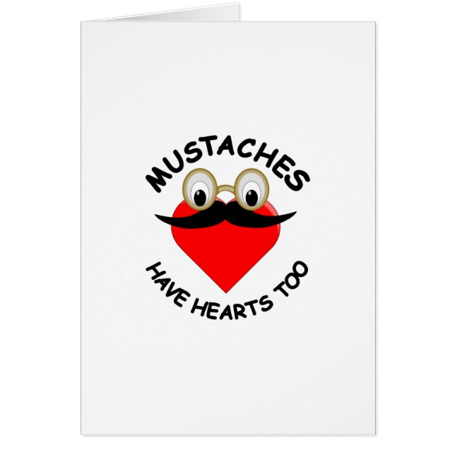 Mustaches haben auch Herz (Vorne)