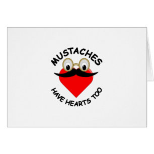 Mustaches haben auch Herz