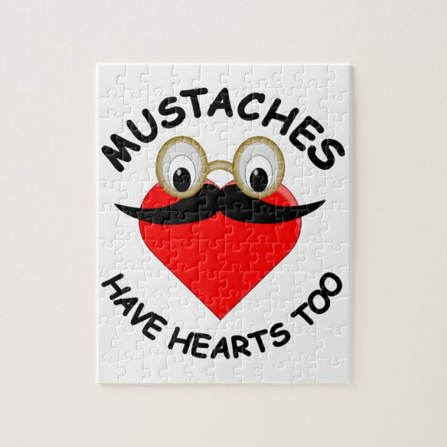 Mustaches haben auch Herz (Vertikal)