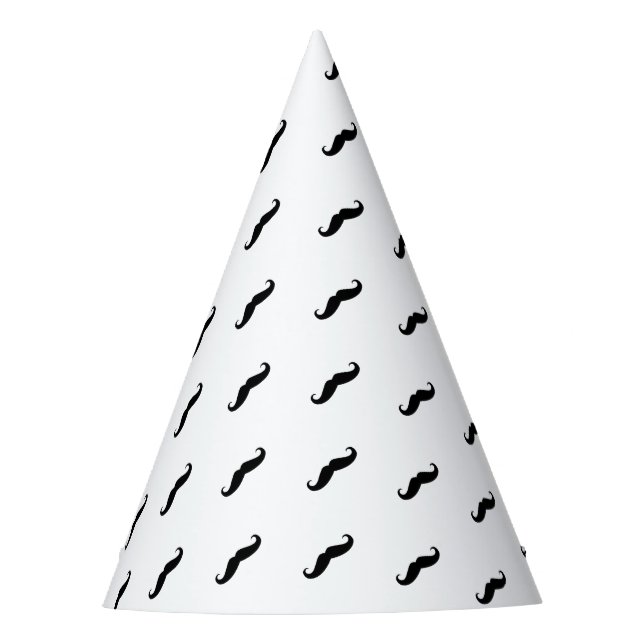 Mustaches Partyhütchen (Vorderseite)