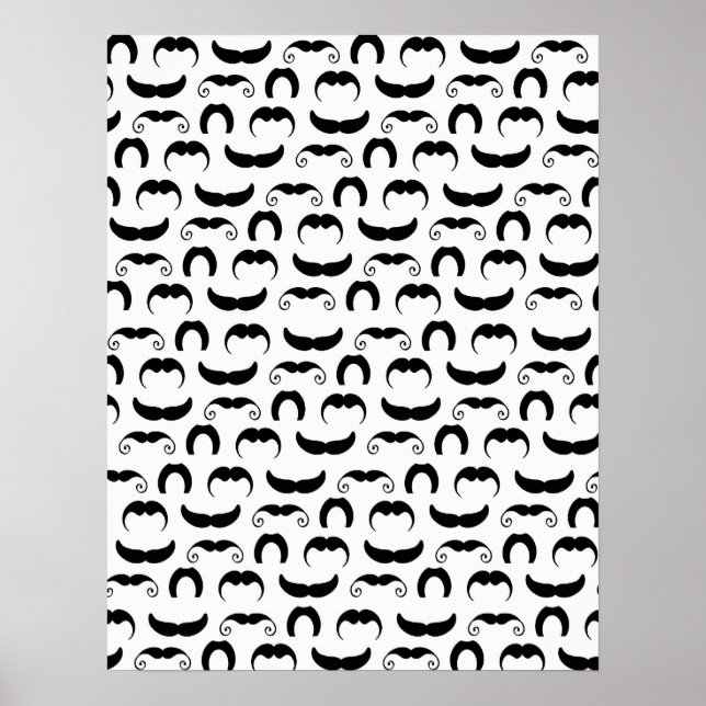 Mustaches Poster (Vorne)