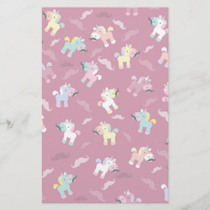 Mustachio Unicornio Briefpapier