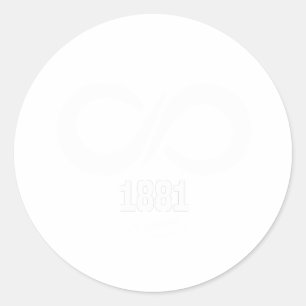 Mustafa Kemal Atatürk 1881 Runder Aufkleber