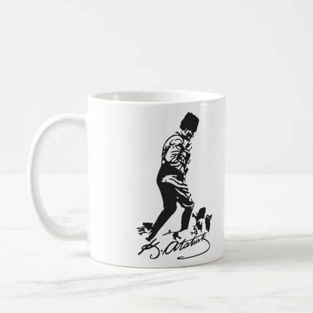 Mustafa Kemal Ataturk Kaffeetasse (Links)