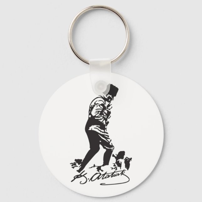 Mustafa Kemal Ataturk Schlüsselanhänger (Vorderseite)