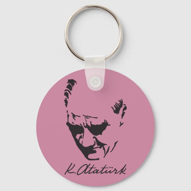 Mustafa Kemal Ataturk Schlüsselanhänger (Vorderseite)