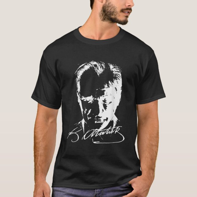 Mustafa Kemal Ataturk Vater der Türkei T-Shirt (Vorderseite)