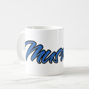 Mustafa Vorname Name blue Tasse Kaffeetasse