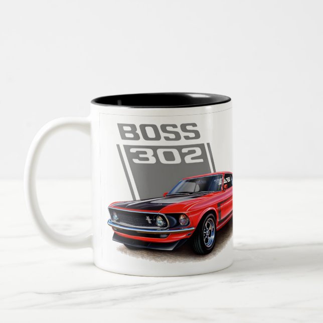 Mustang Boss 302 Zweifarbige Tasse (Links)