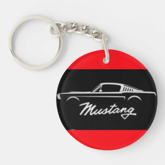 Mustang, car,Porte-clés en acrylique