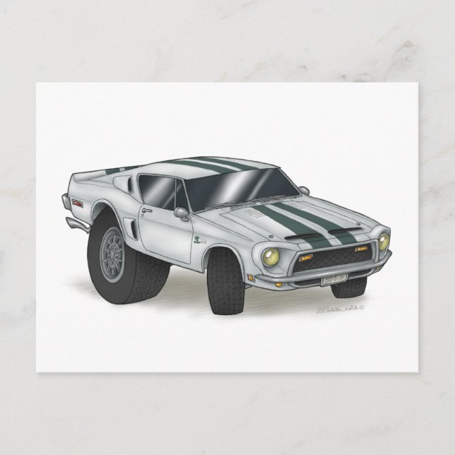 MUSTANG COBRA POSTKARTE (Vorderseite)