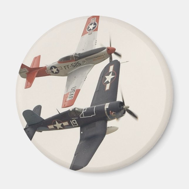 Mustang & Corsair Magnet (Vorne)