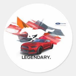 Mustang Customizer Round Sticker