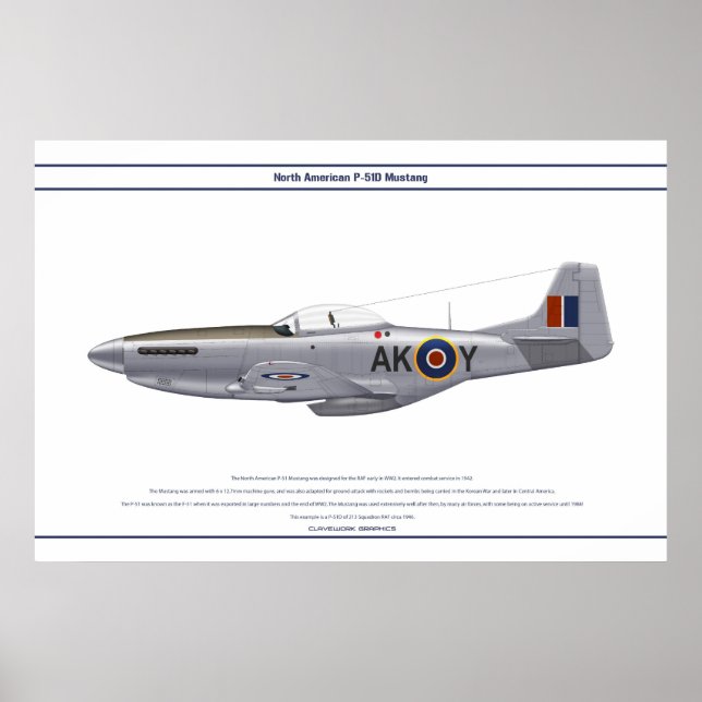 Mustang GB 213 Sqn 1 Poster (Vorne)