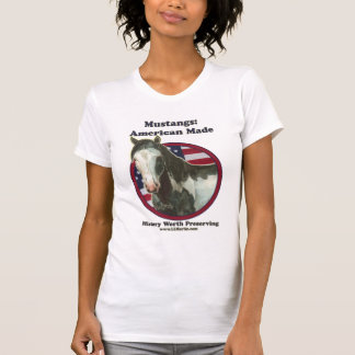 Mustang gemacht in angepasstem SAF der Behälter T-Shirt