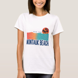 Mustang Island State Park Texas Männer surfen Frau T-Shirt