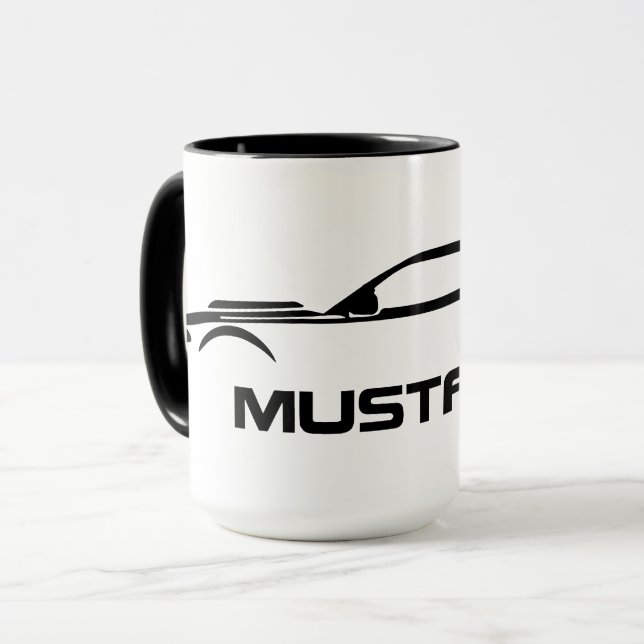 Mustang Kaffeetasse (Vorderseite Links)