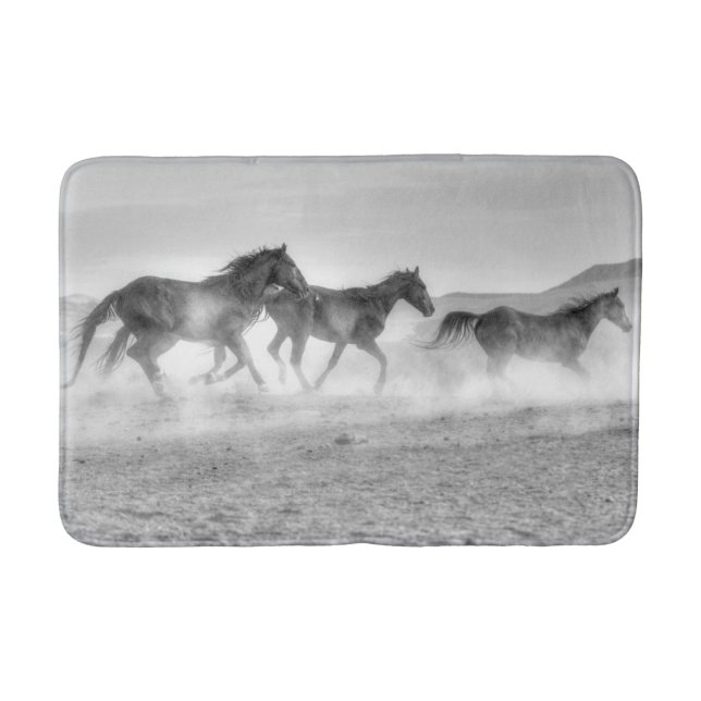 Mustang-Lauf Badematte (Vorderseite)