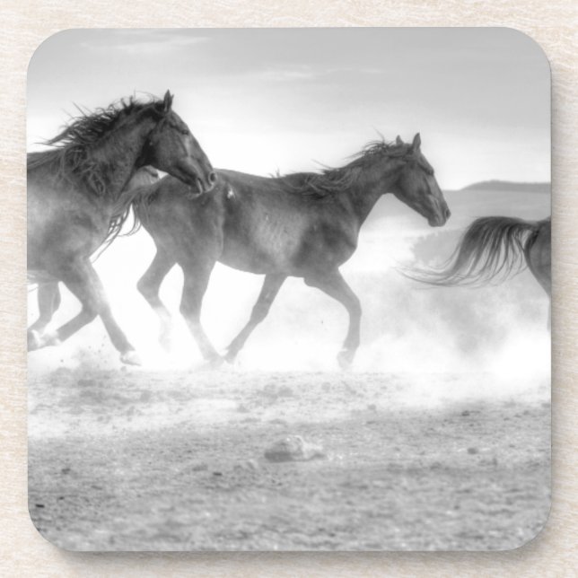 Mustang-Lauf Getränkeuntersetzer (Vorderseite)