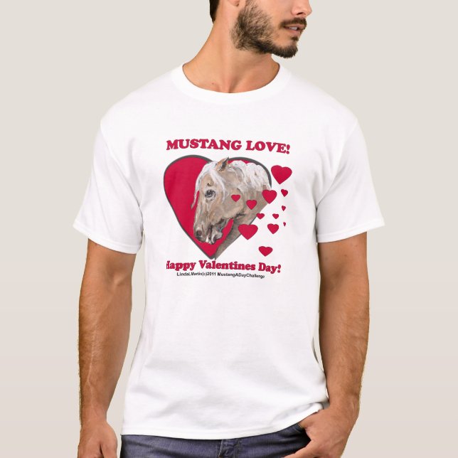 Mustang-Liebe T-Shirt (Vorderseite)