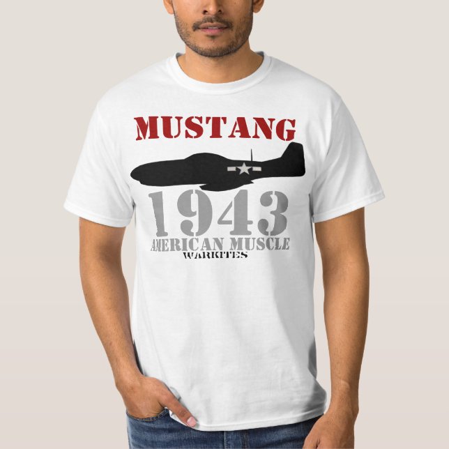 Mustang-Muskel T-Shirt (Vorderseite)