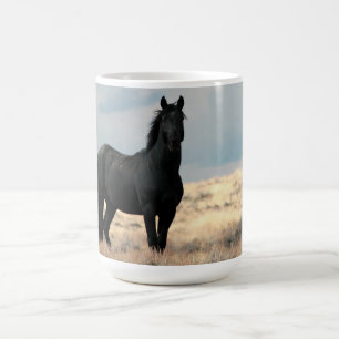 Mustang noir sauvage 'Reno' Mug 